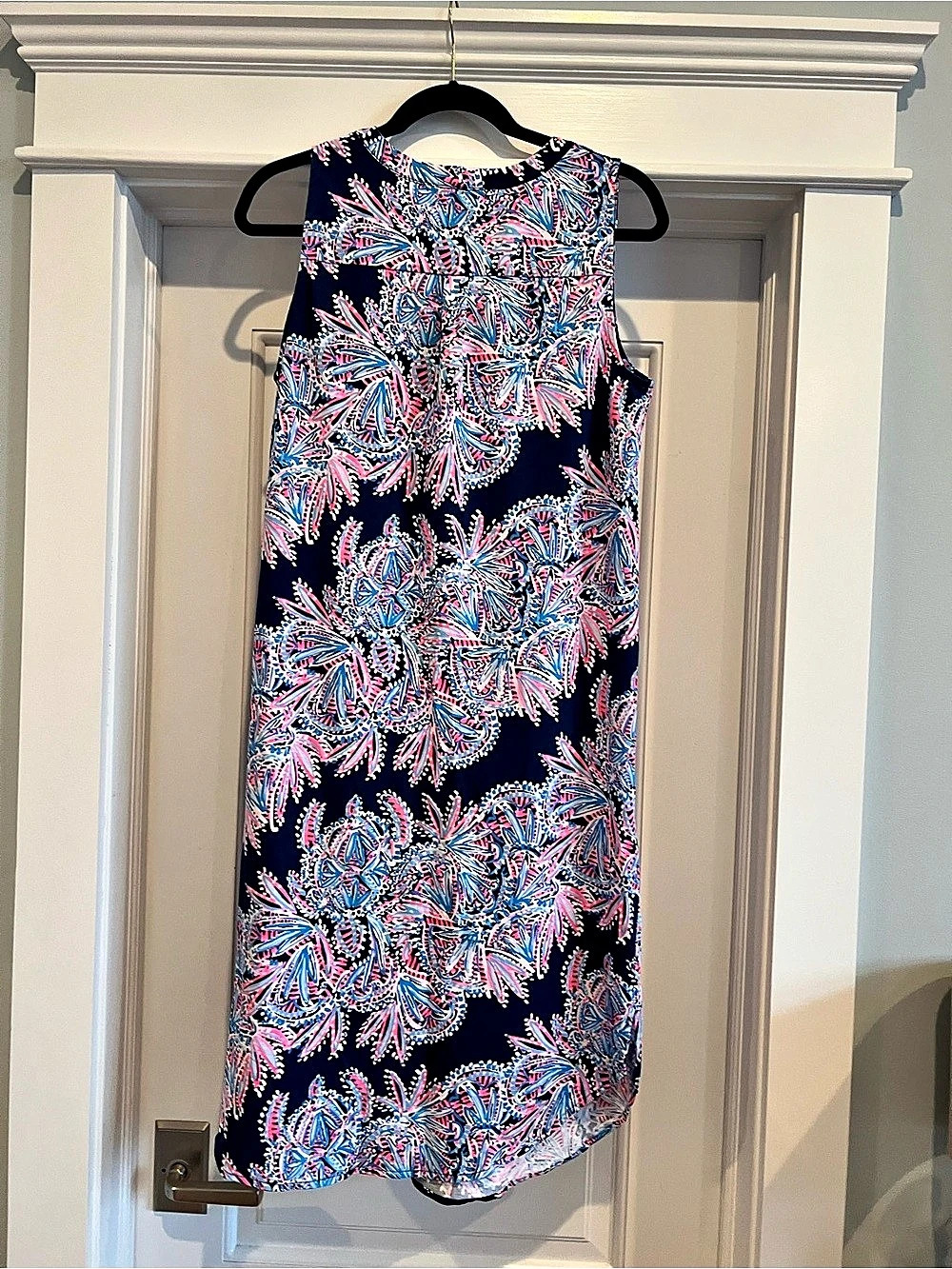 Lilly Pulitzer Abstract Print Mini Dress with belt - Picture 5 of 6